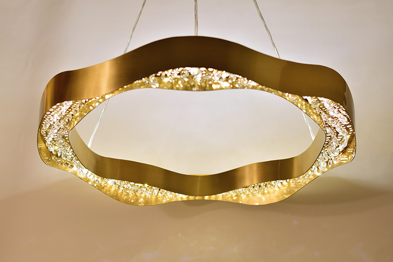 Wave Chandelier 01 by Sahil & Sarthak